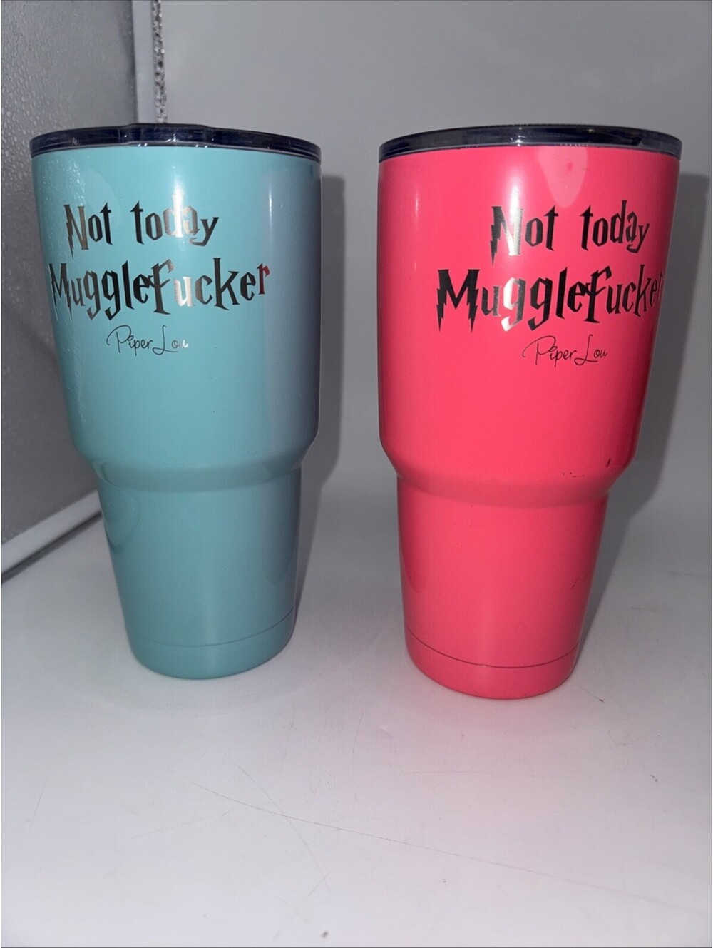 Harry Potter Tumbler Not Today MuggleFucker Piper Lou